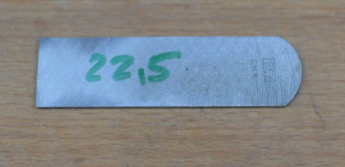 Ibex hobeleisen 5x80 - 22,5x80, mm