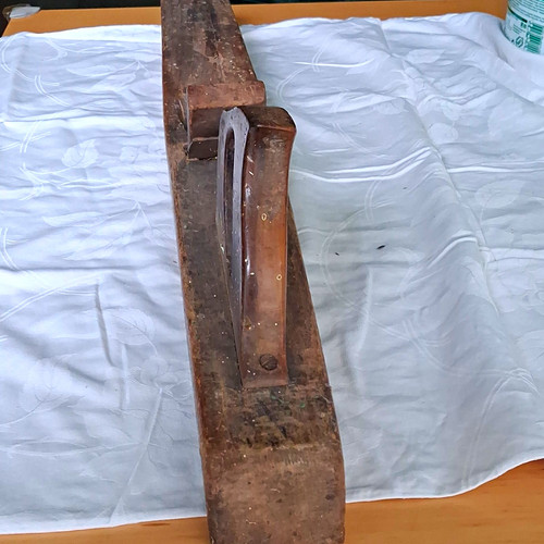 Antiker zimmermann handhobel - zimmermann,